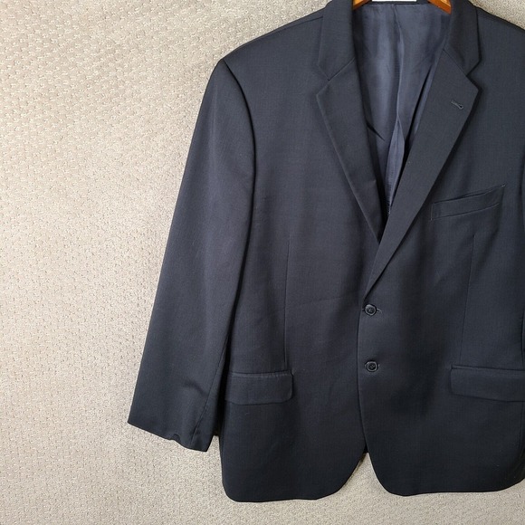 Joseph Abboud Jacket Mens 48R Gray Blazer Slim Fit Wool Super 120s 2 Button Coat - Picture 4 of 16